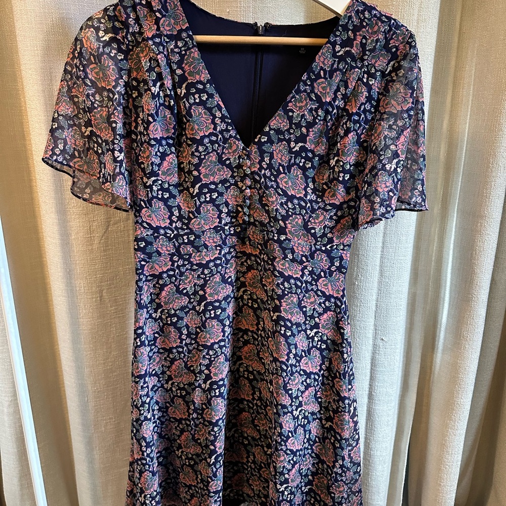 Floral Navy Dress